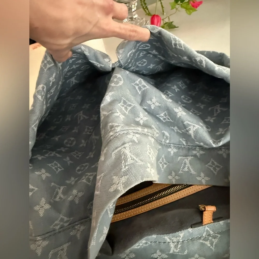 LOUIS VUITTON Monogram Denim Daily GM ~ EUC w/LV Dust Bag - Picture 14 of 16